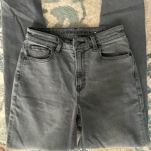 American Eagle Mom Jeans (grey/black)